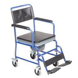 Αναπηρικό Αμαξίδιο GEMINI BLUE Με Δοχείο Mobiakcare 0811605