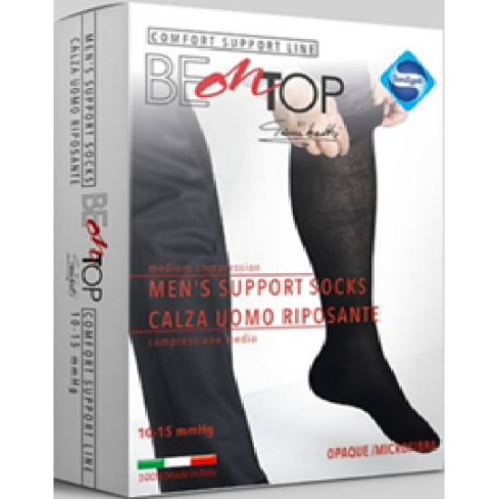  Κάλτσα Κάτω Γόνατος Ανδρική ‘ξεκούραστη’ Μεσαίας Συμπίεσης BeOnTop