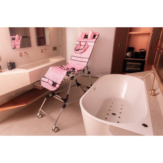 Καρέκλα μπάνιου “WAVE” ροζ Mobiakcare 0803851