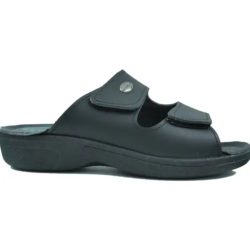 Ανατομική Γυναικεία Παντόφλα Μαύρη Steps Med 2633