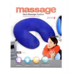 Μαξιλάρι Ηλεκτρονικού Μασάζ Αυχένα Neck Massaging Pillow Μπλε NMP-5417